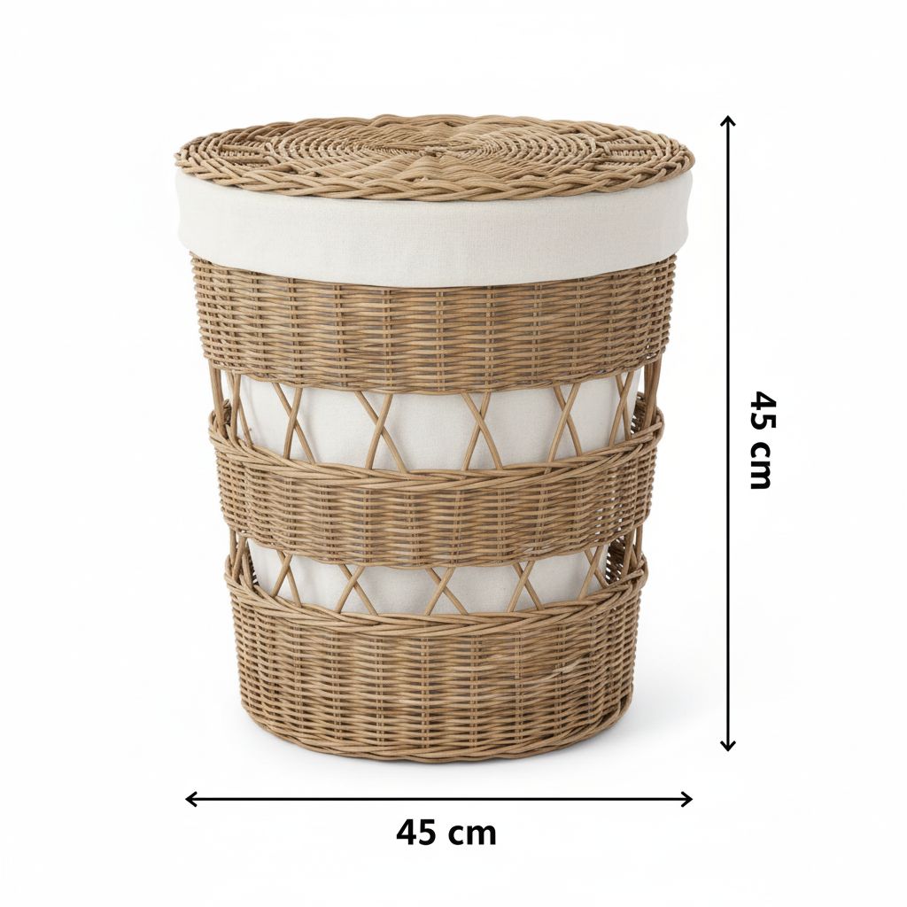 coffre rangement design en PVC ajouré pour un espace zen