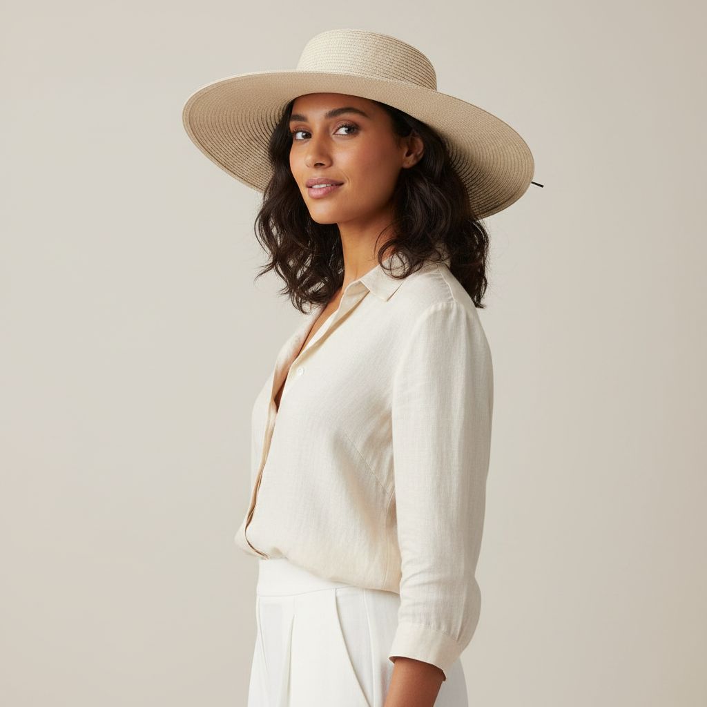 Capeline élégante pour un été chic et ensoleillé