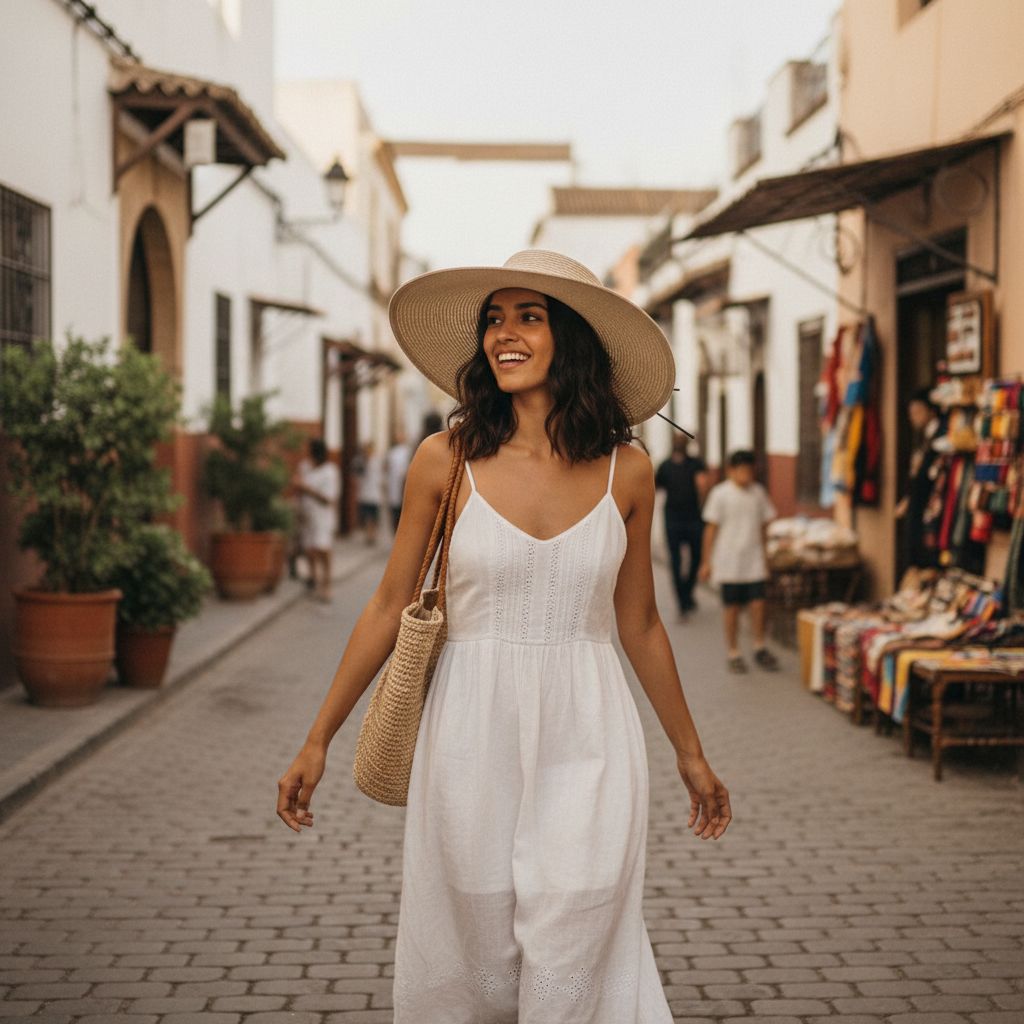 Capeline élégante pour un été chic et ensoleillé