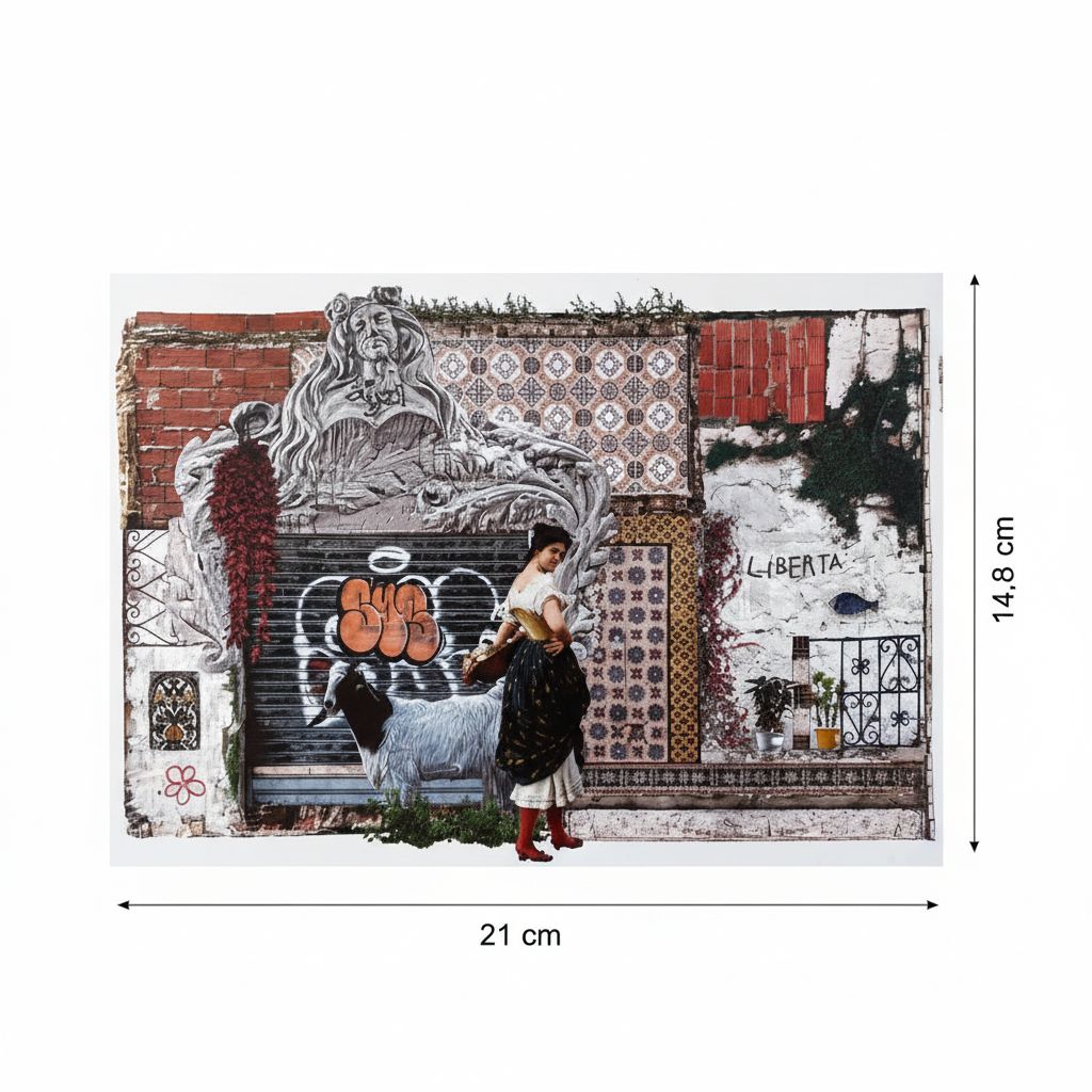 Carte de vœux en collaboration avec l'artiste Syrine Barouni Sys