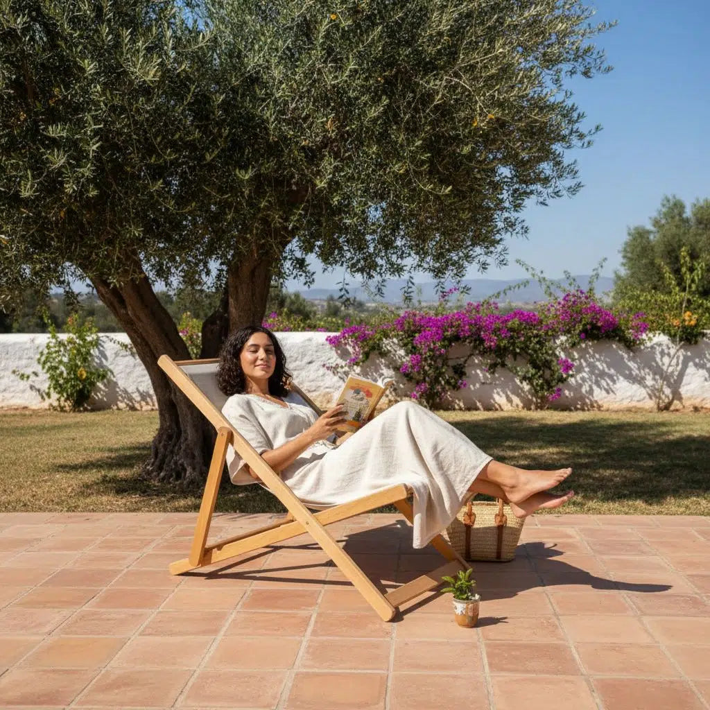Chaise longue classique pour un confort inégalé et élégant