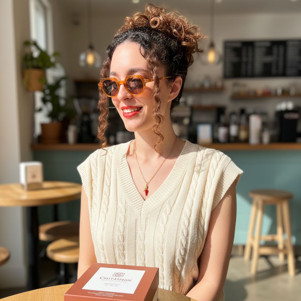 Collier artisanale dorée Houta et Felfel pour un style unique