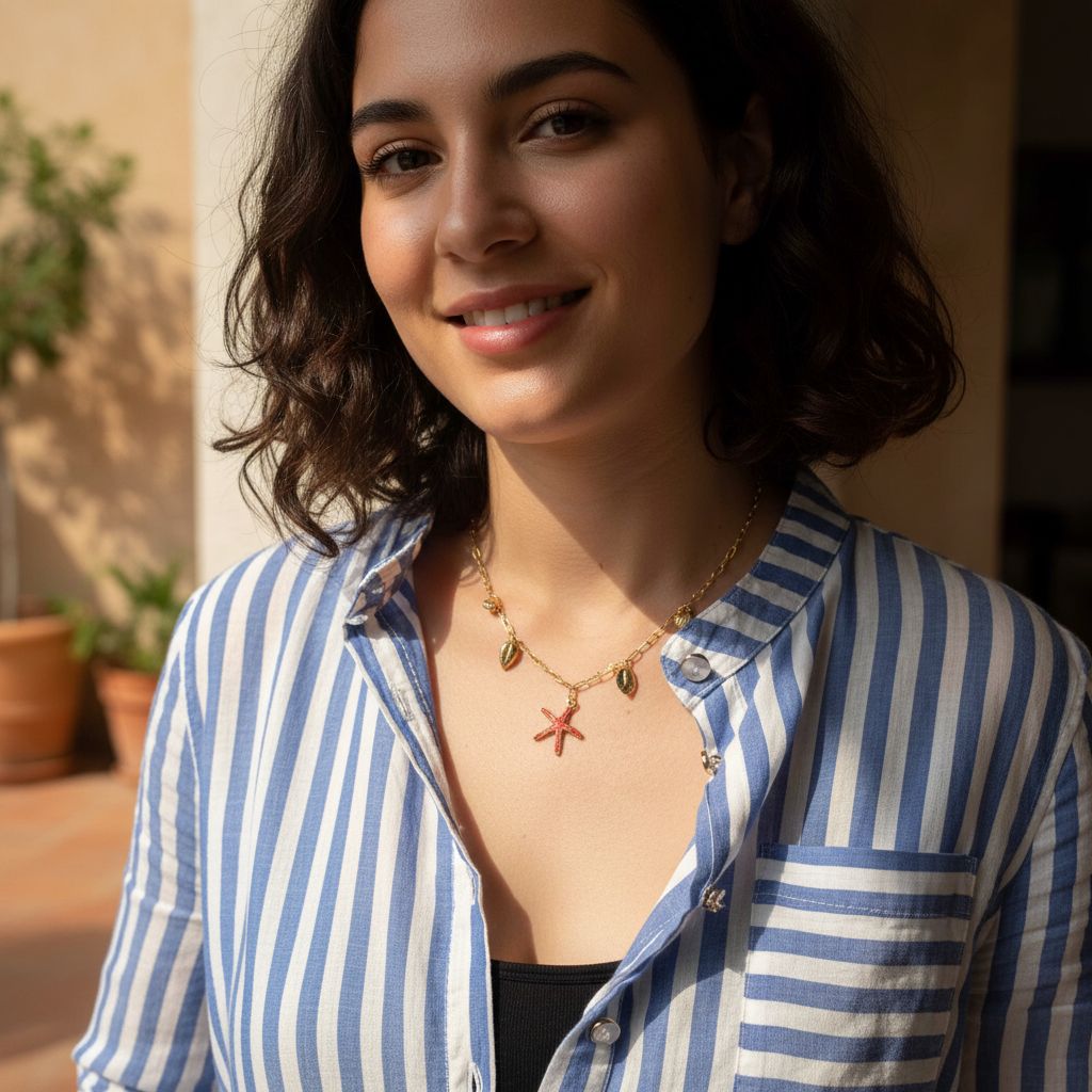 Collier doré été tendance pour une allure irrésistible