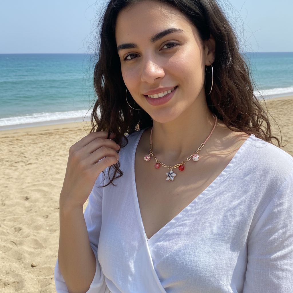 Collier plage chic pour un été inoubliable et élégant