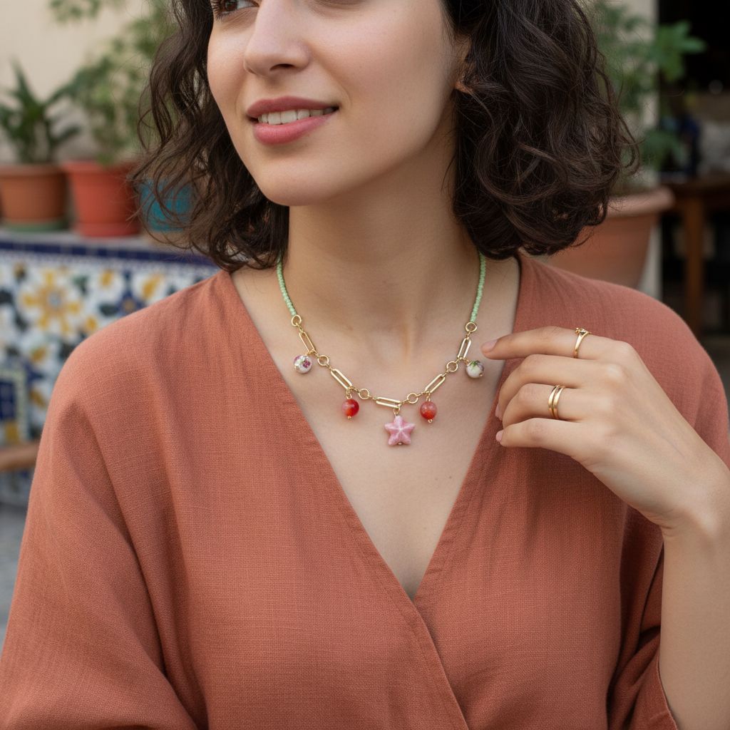 Collier boho chic pour une allure unique à la plage