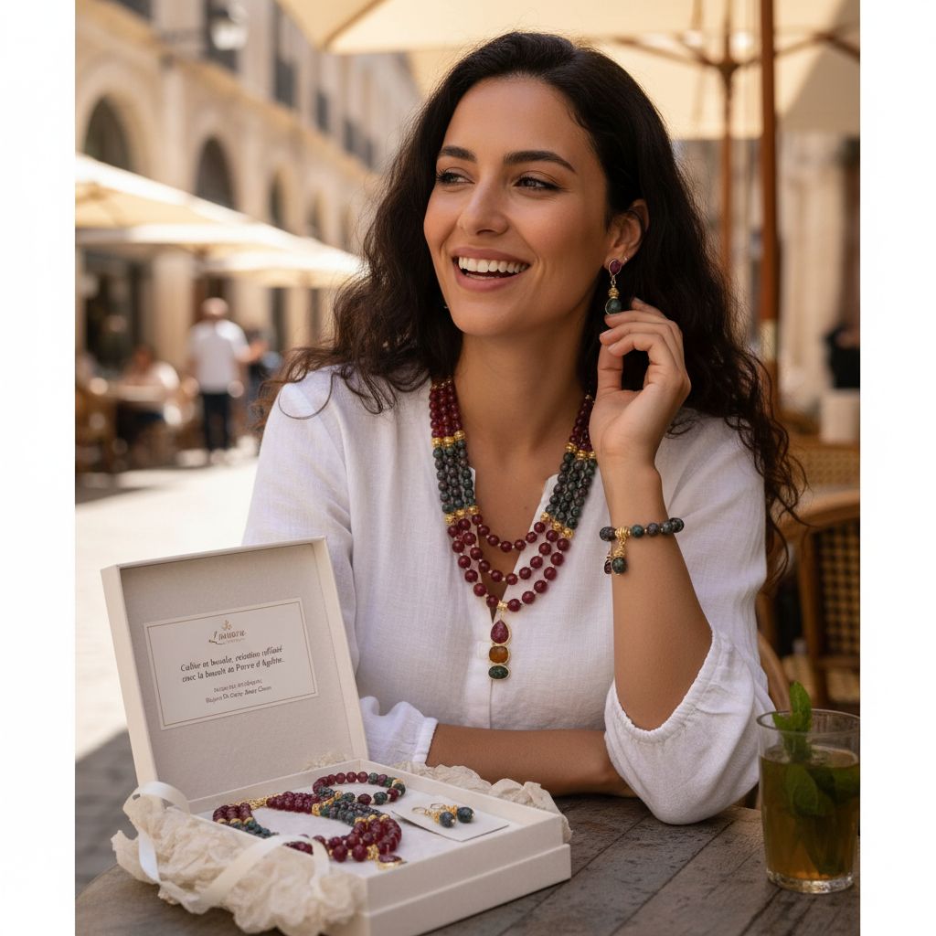 collier agathe élégant pour sublimer votre beauté naturelle