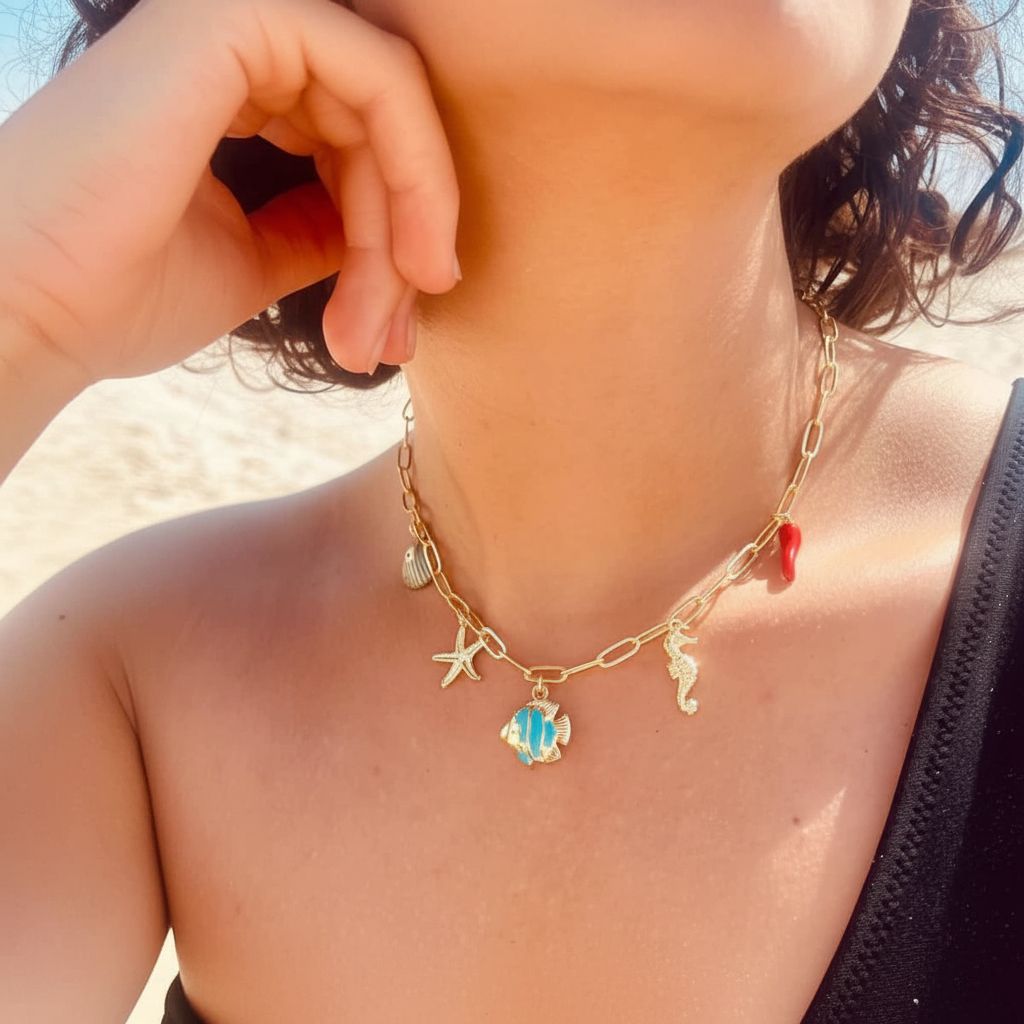 Collier houta avec charmes irrésistibles pour un style unique