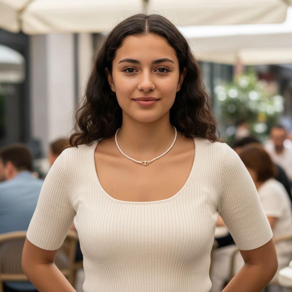 collier rasdecou blanc chic pour un style irrésistible