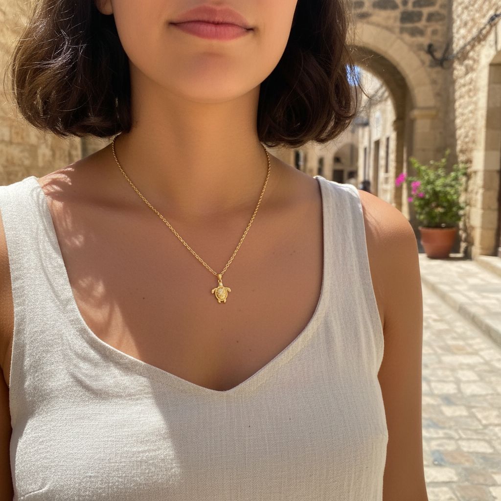 Collier tortue chic pour un style unique et irrésistible