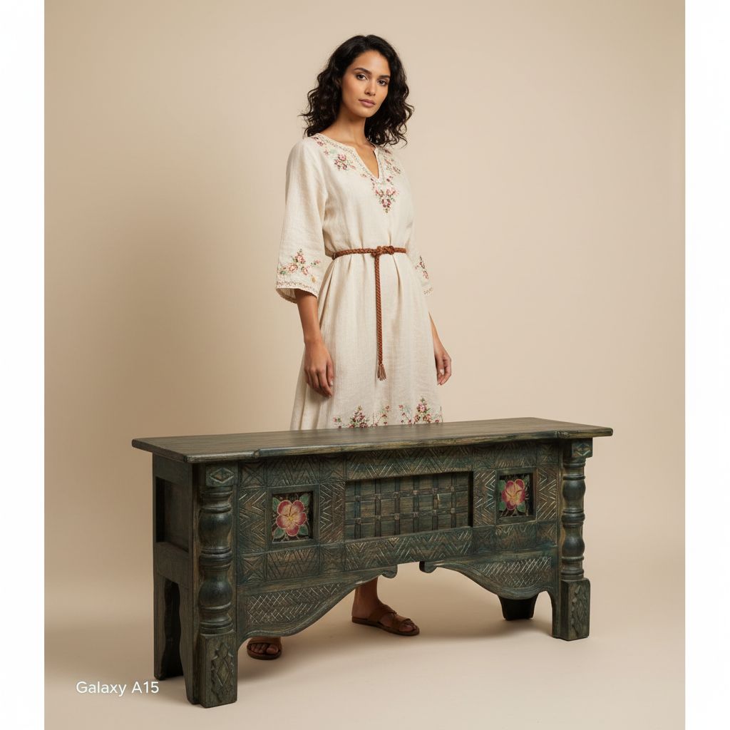 Console antique en bois pour un charme intemporel et unique