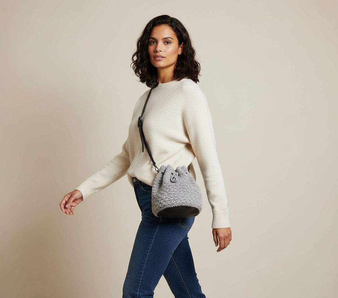 Sac à bandoulière en cotonnade