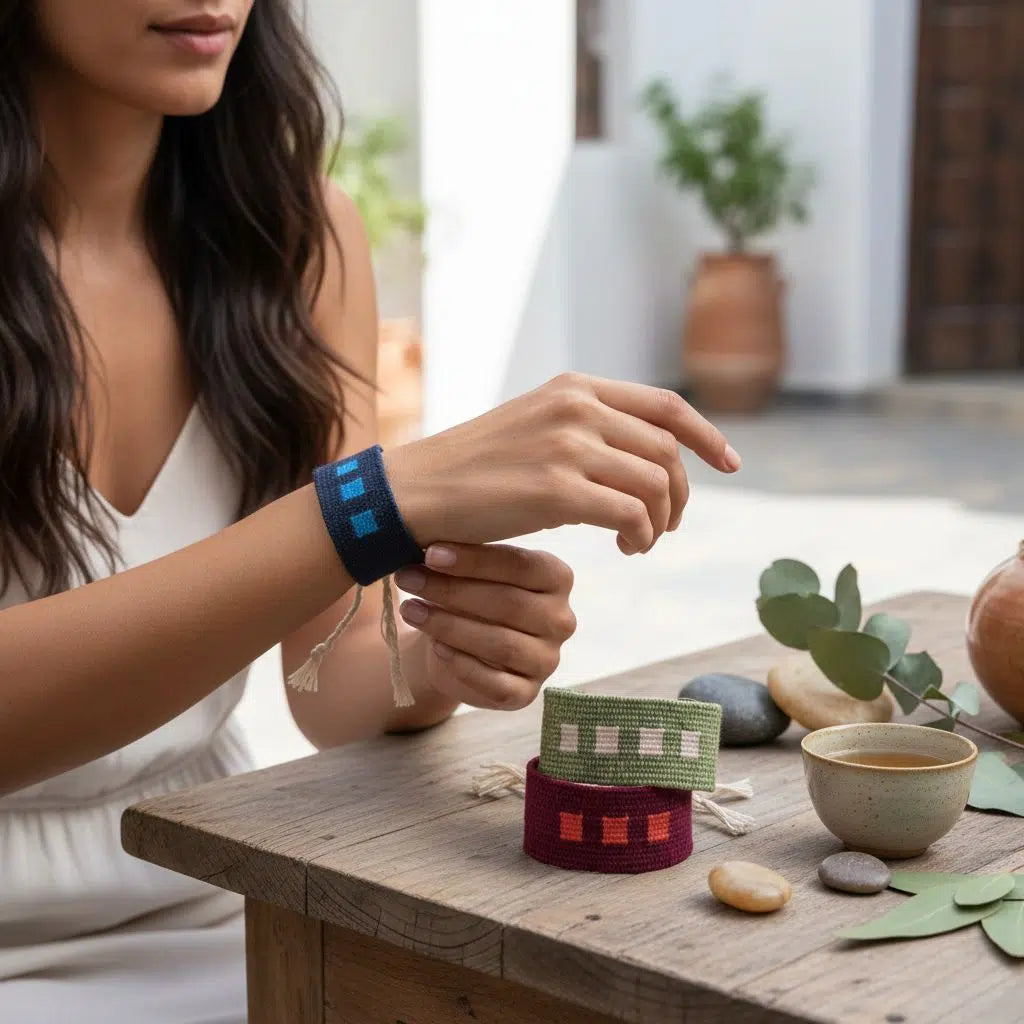 Bracelets tissés uniques en couleurs pour un style irrésistible