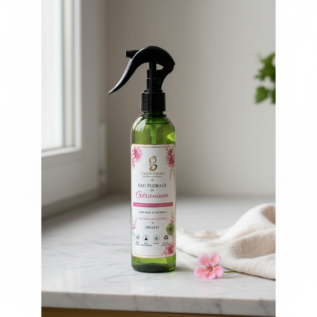 eau florale géranium 250 ML un trésor bio