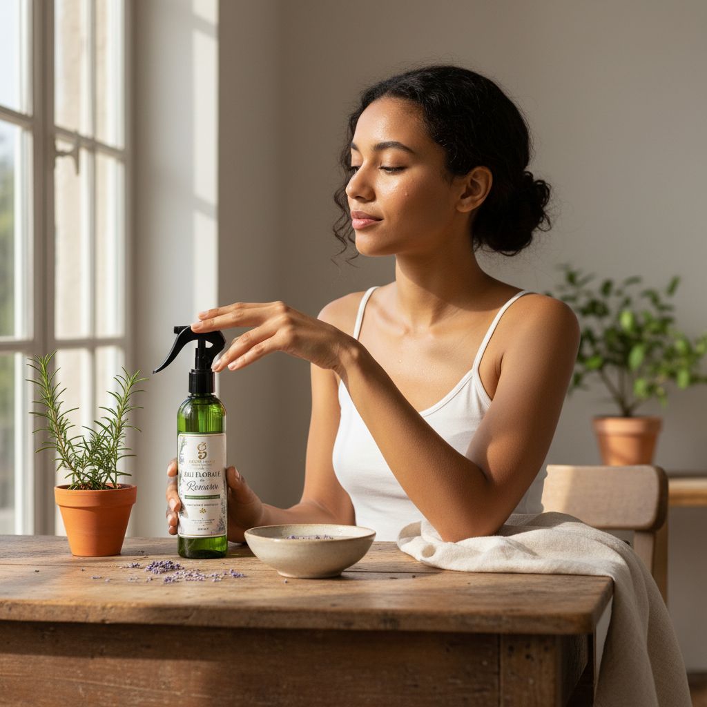 Eau florale de Romarin bienfaits exceptionnels pour votre peau