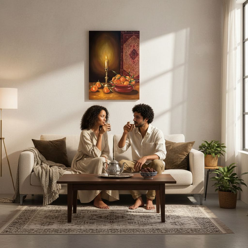 tableau bougie élégance intemporelle pour un intérieur chaleureux
