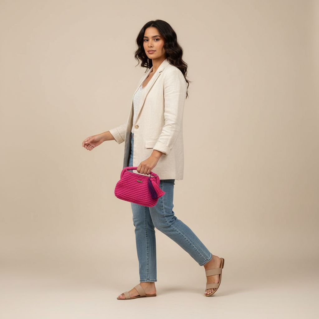 sac fushia élégant pour un style unique et irrésistible