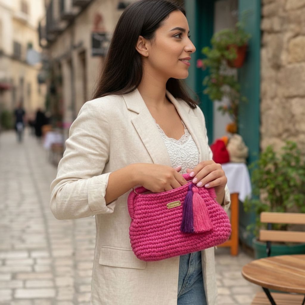 sac fushia élégant pour un style unique et irrésistible