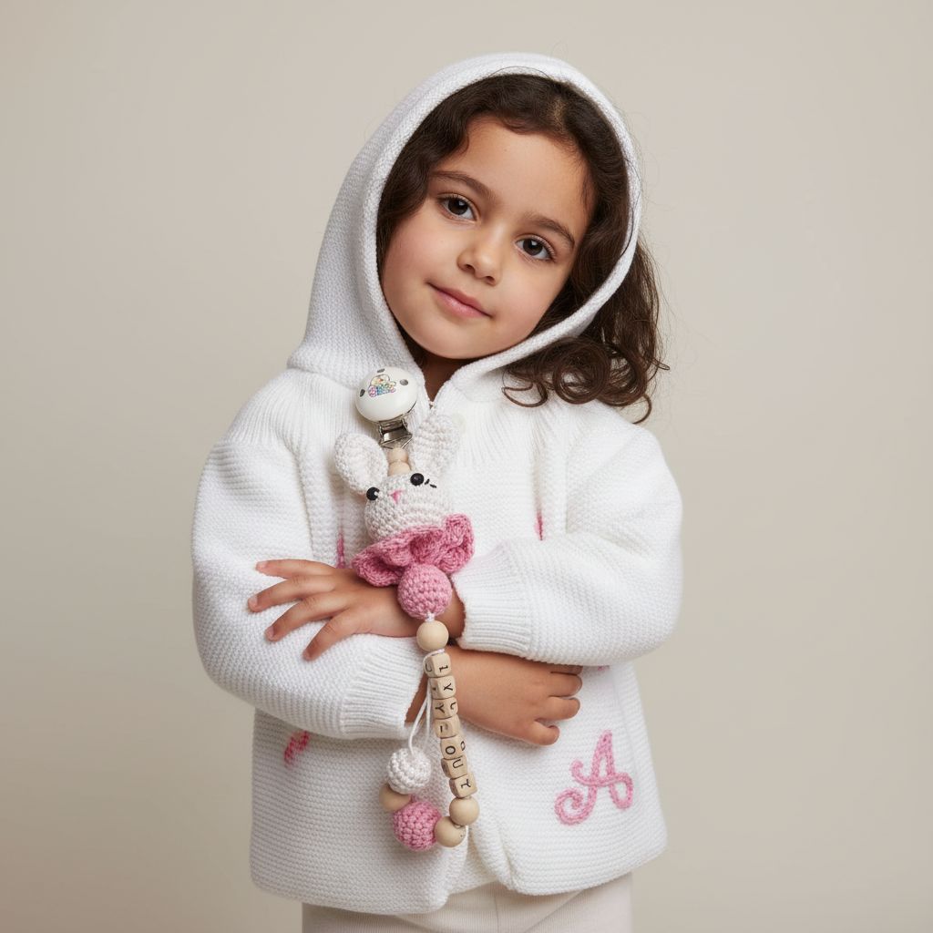 Gilet personnalisé pour filles tendance en couleur nouveau né