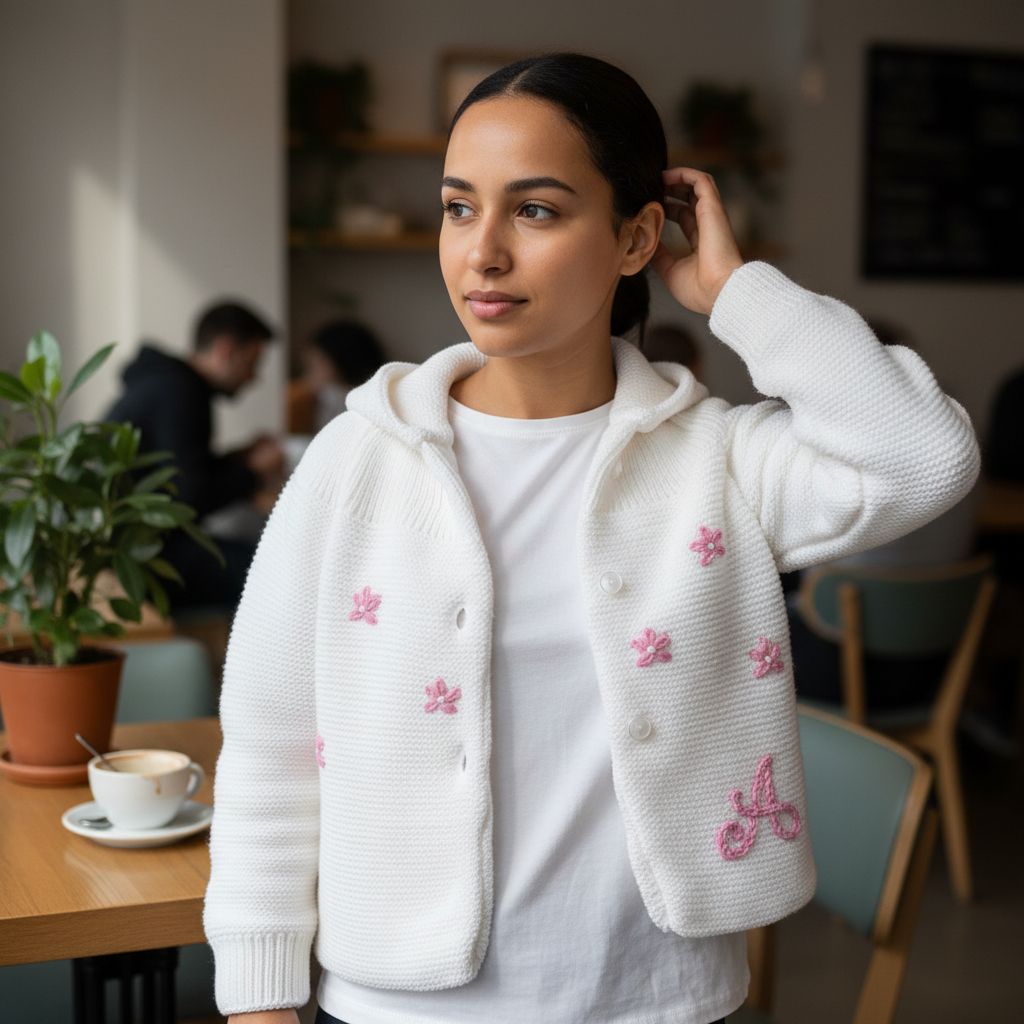 Gilet nouveau né en coton doux couleur bleu rose blanc exclusif