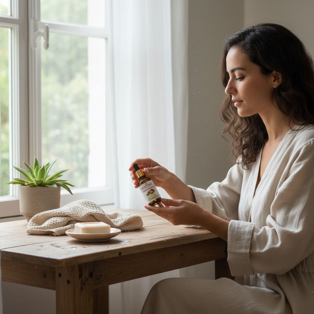 Huile d'argan premium avec savon nourrissant pour une peau éclatante