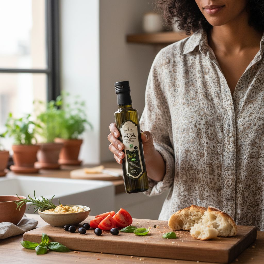 Huile d'olive bio premium pour une cuisine saine et savoureuse