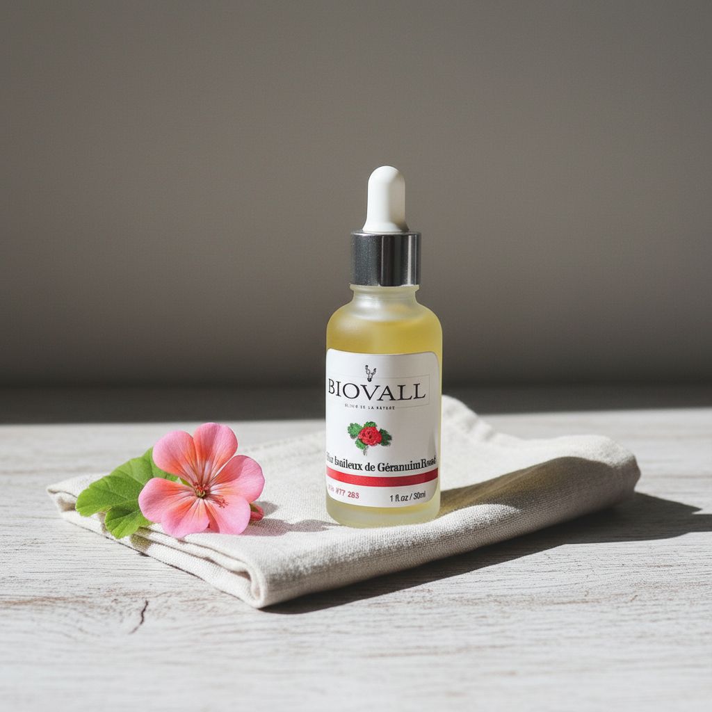 Huile de géranium premium pour une peau éclatante et apaisée