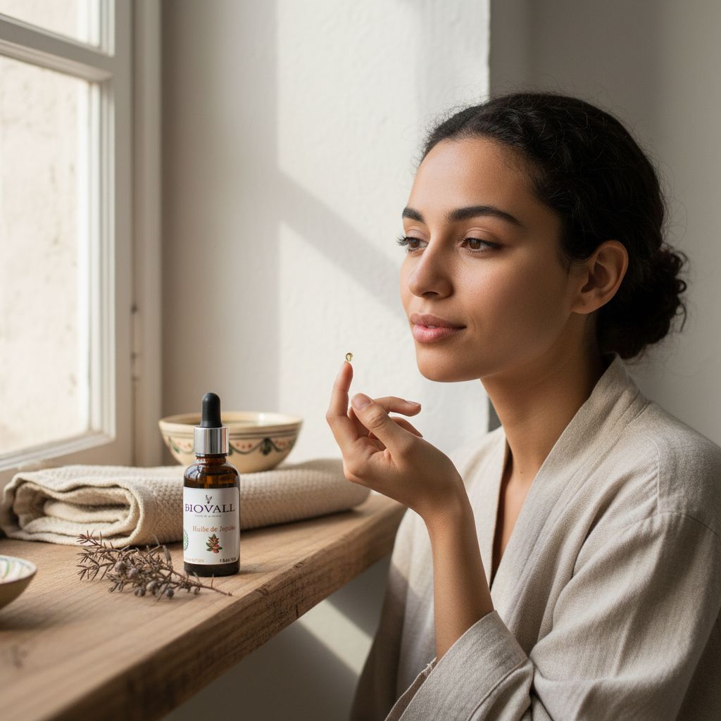 Huile jojoba pure 30 g pour une peau éclatante et hydratée