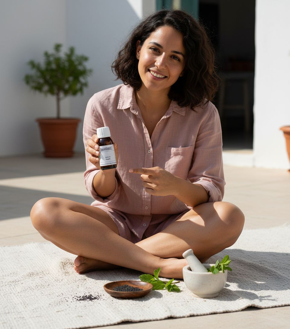 Huile de nigelle premium pour une peau éclatante et revitalisée