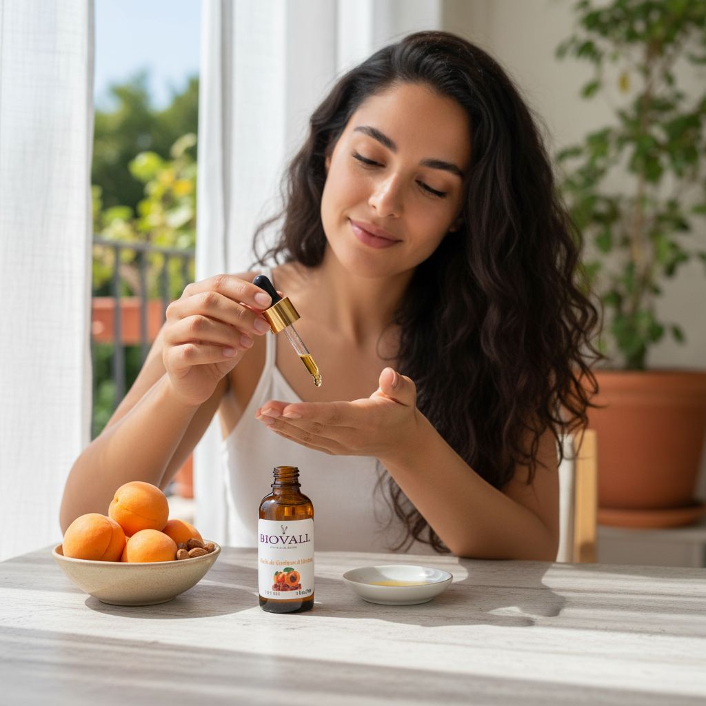 Huile abricot pure pour une peau éclatante et nourrie
