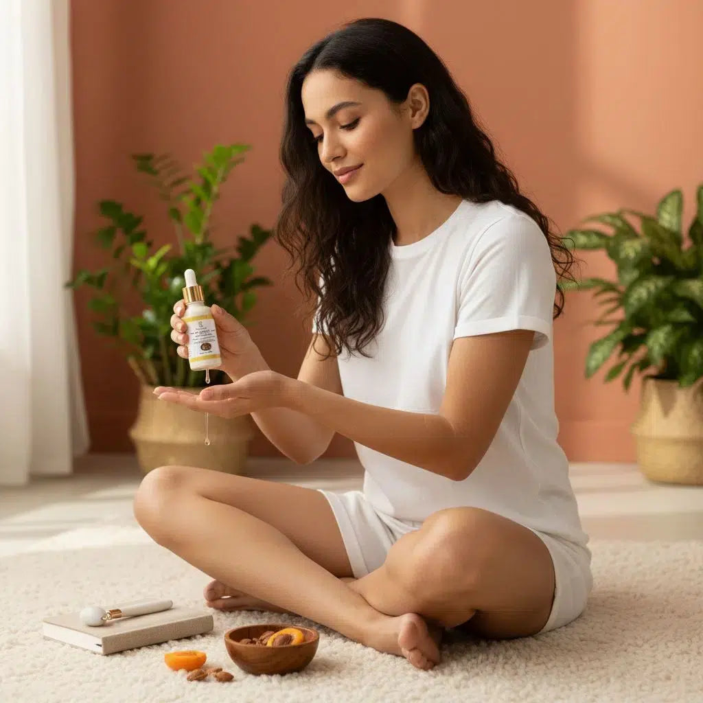 Huile de noyaux d'abricot pure pour une peau éclatante et nourrie
