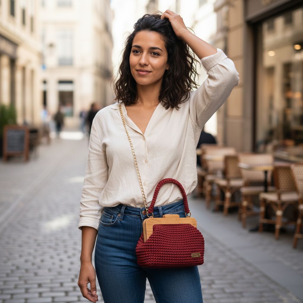 sac rouge exclusif pour un style audacieux et chic