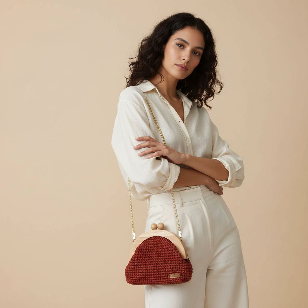 Sac en crochet élégant pour un style unique et raffiné