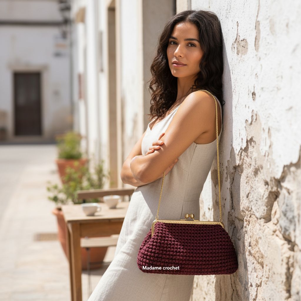 Sac en crochet élégant pour un style unique et raffiné