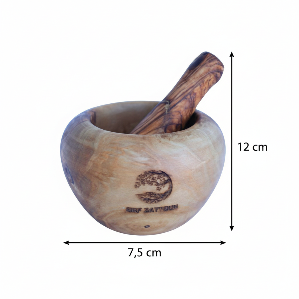 mortier bois olivier artisanal pour des saveurs authentiques