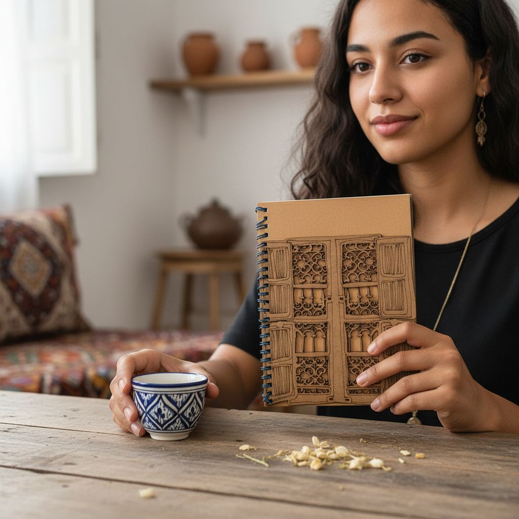 carnet tunisien fenêtre maison traditionnelle