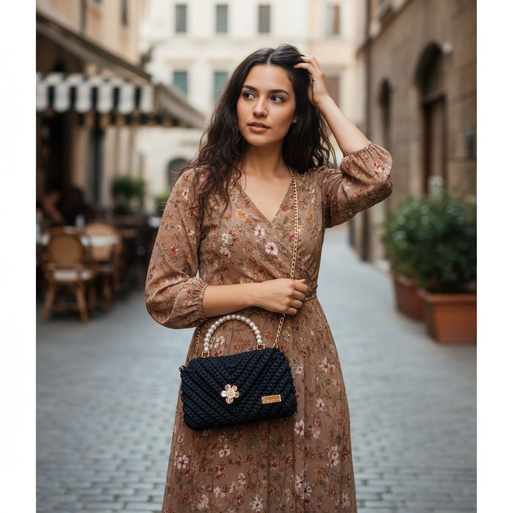 Sac en crochet élégant pour un style unique et irrésistible