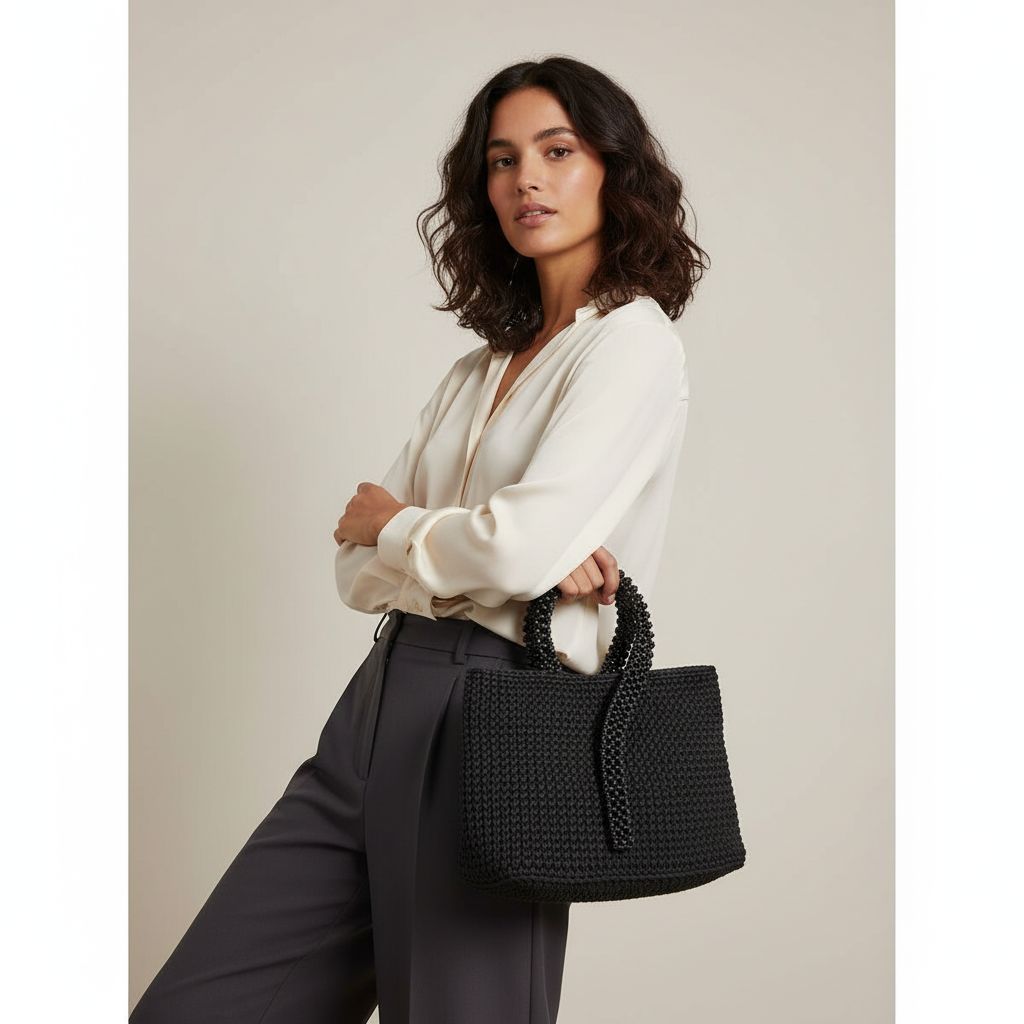 sac noir élégant taille M pour un style irrésistible