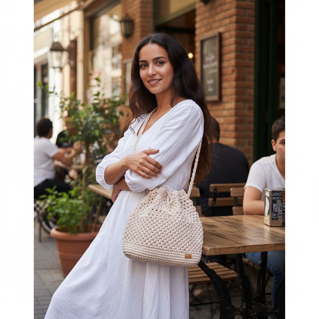sac macramé chic et tendance pour un style unique et raffiné