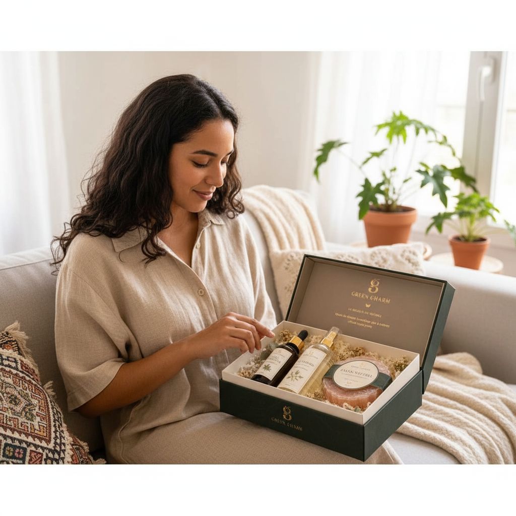 Coffret beauté GREEN CHARM pour une peau éclatante et naturelle