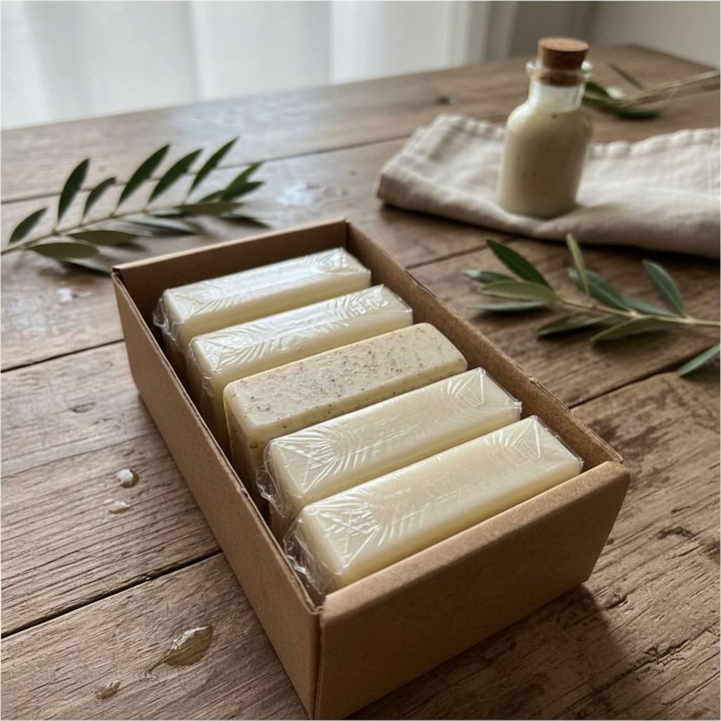 Savon naturel premium pack 4 savons et 1 exfoliant irrésistible