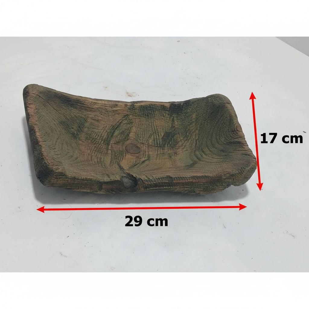 Plateau en bois élégant 29x17x8 cm pour un style raffiné