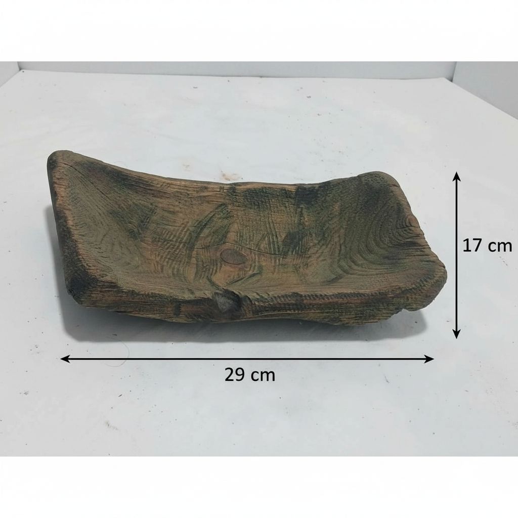 Plateau bois élégant pour une décoration raffinée 29x17x8 cm