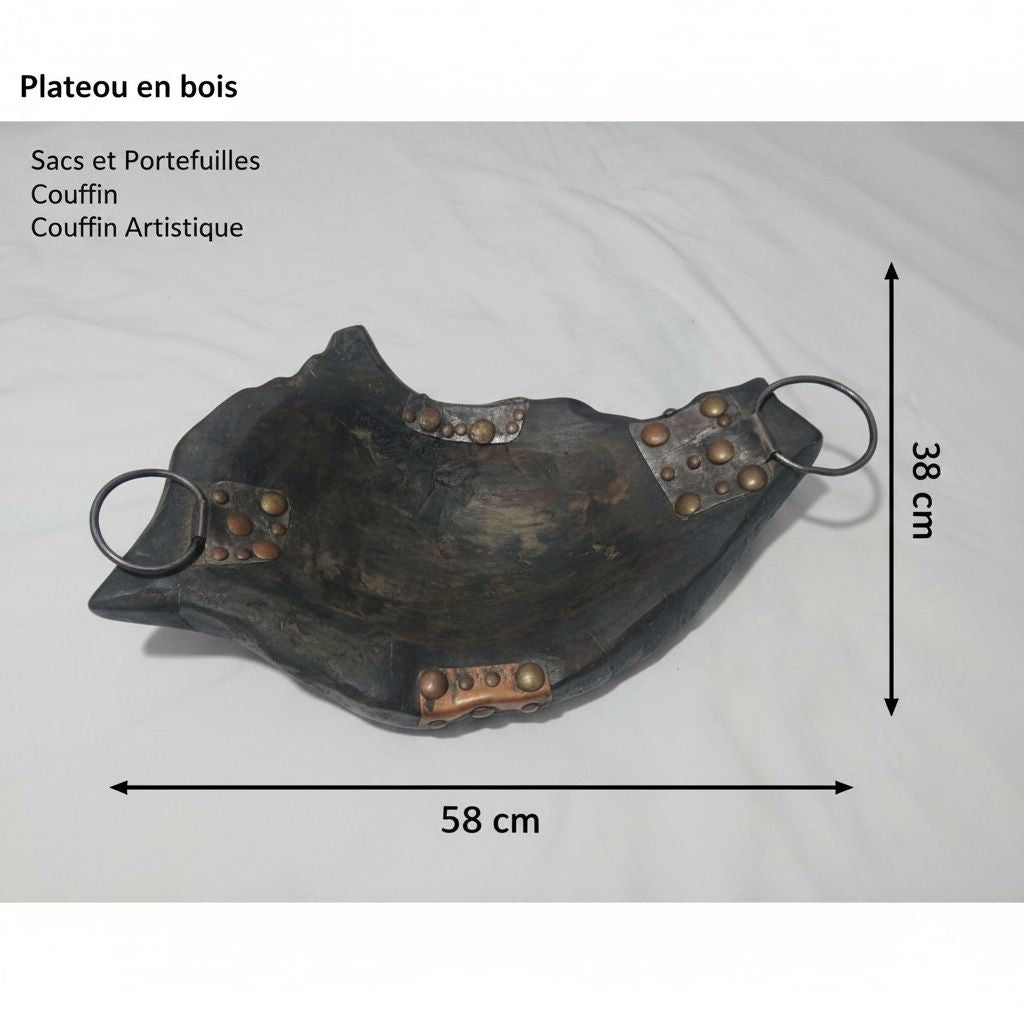 plateau bois élégant pour un style raffiné et chaleureux
