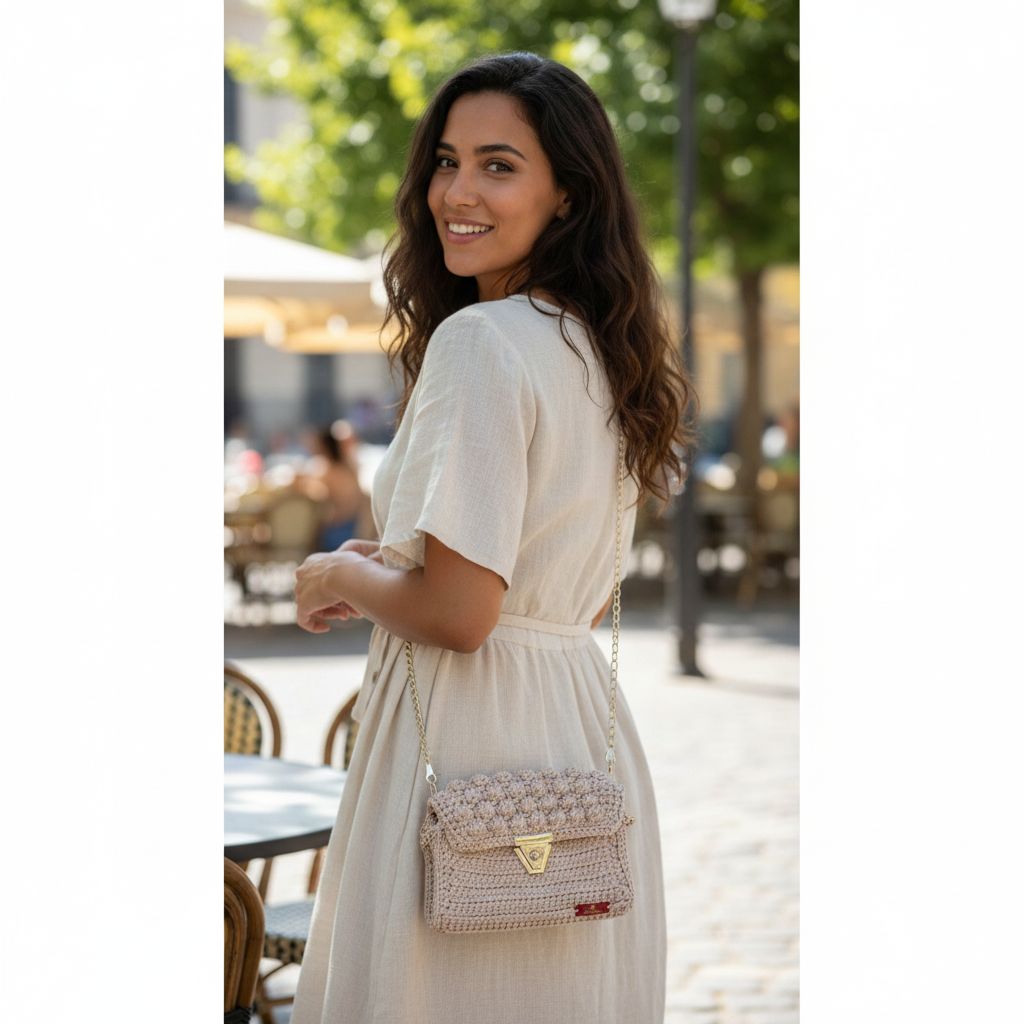 Pochette en crochet chic et élégante pour un style unique