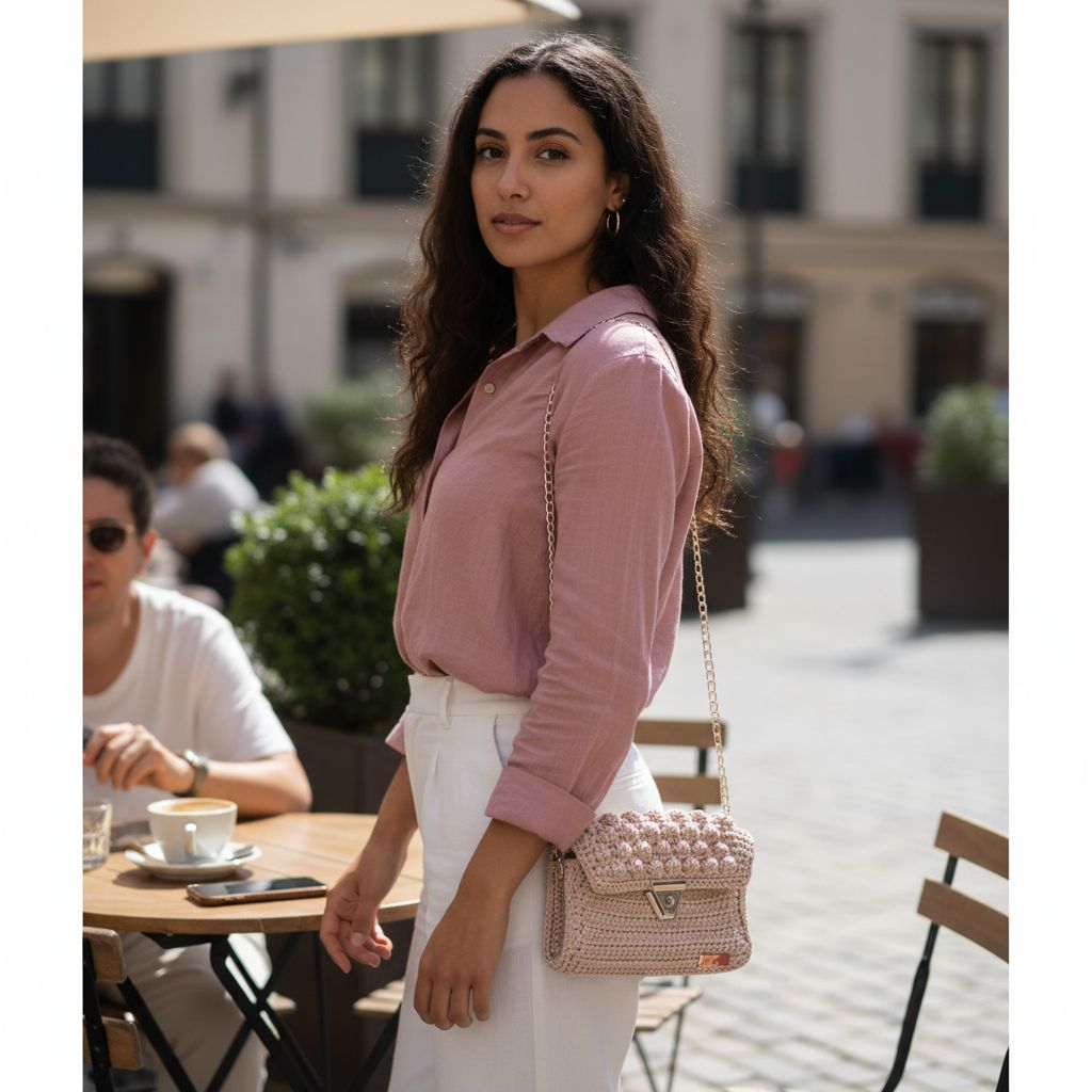 Pochette en crochet chic et élégante pour un style unique