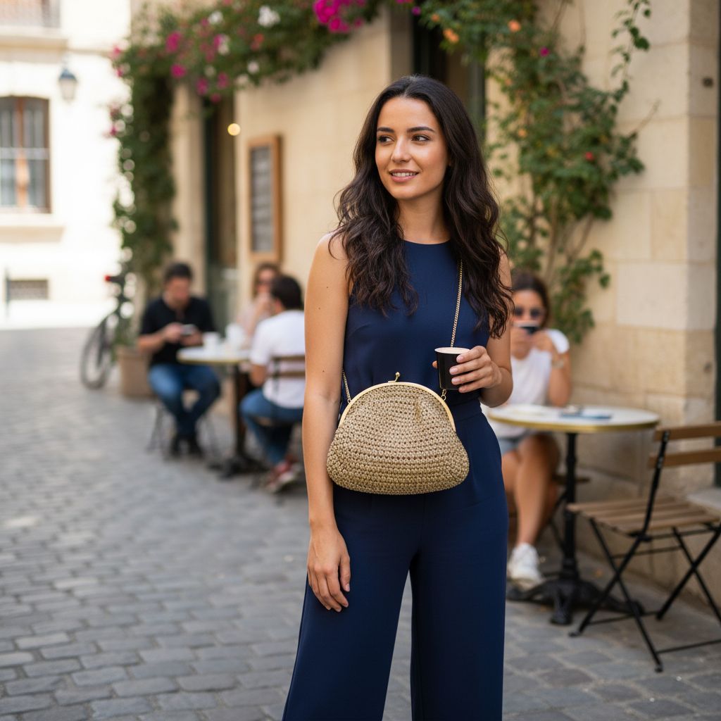 Pochette beige doré élégante pour un style irrésistible