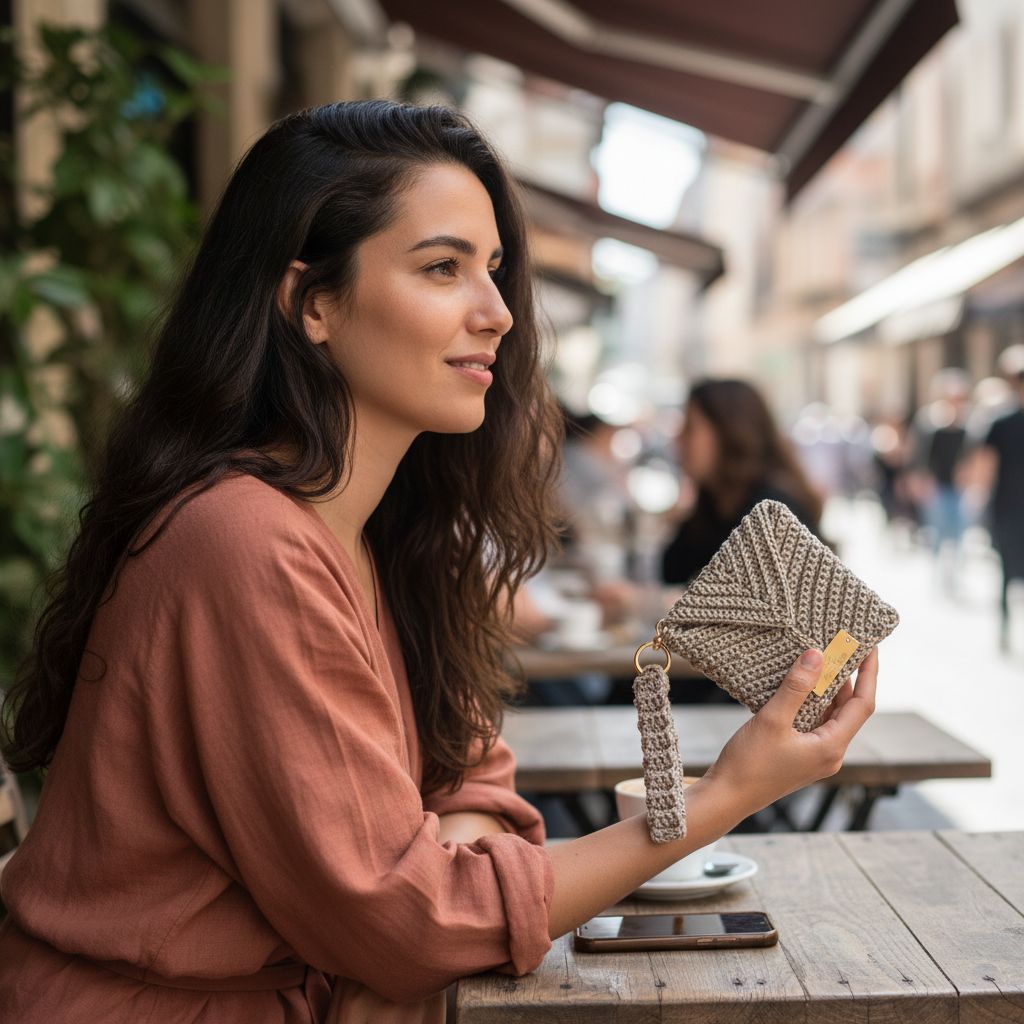 portefeuille crochet élégant et unique pour un style inégalé