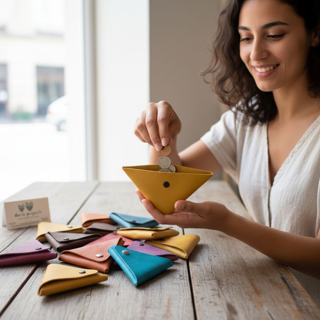 Portemonnaie en cuir luxe pour un style inégalé et élégant