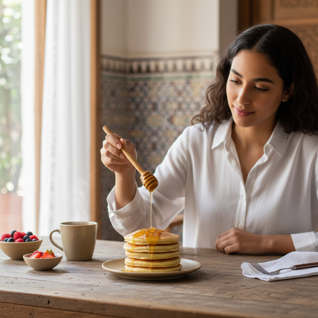 Pot à miel en bois d'olivier pour un plaisir authentique