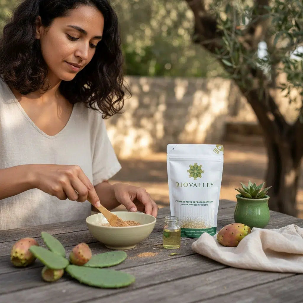 Poudre exfoliante bio de pépins de figue de barbarie 150 g